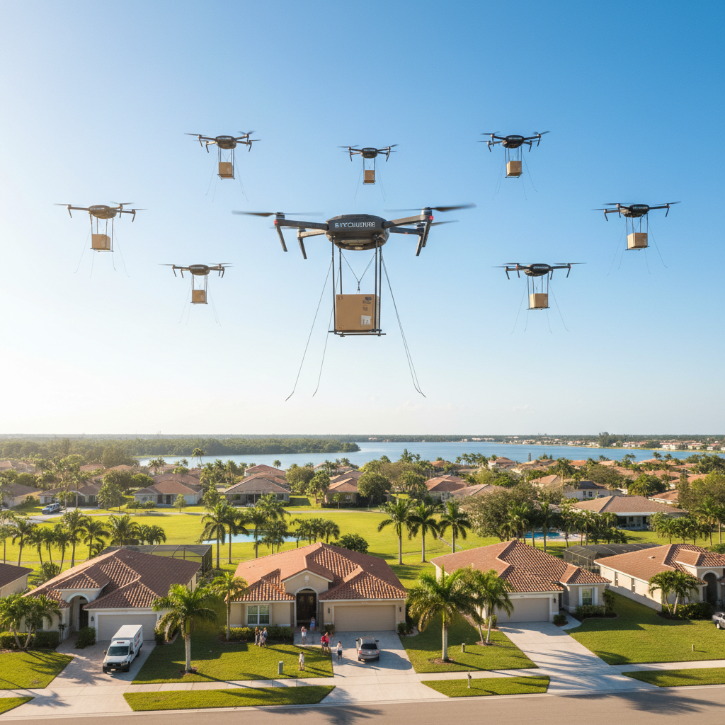 Florida’s Logistics Industry Transformed by Amazon’s Drone Delivery Program