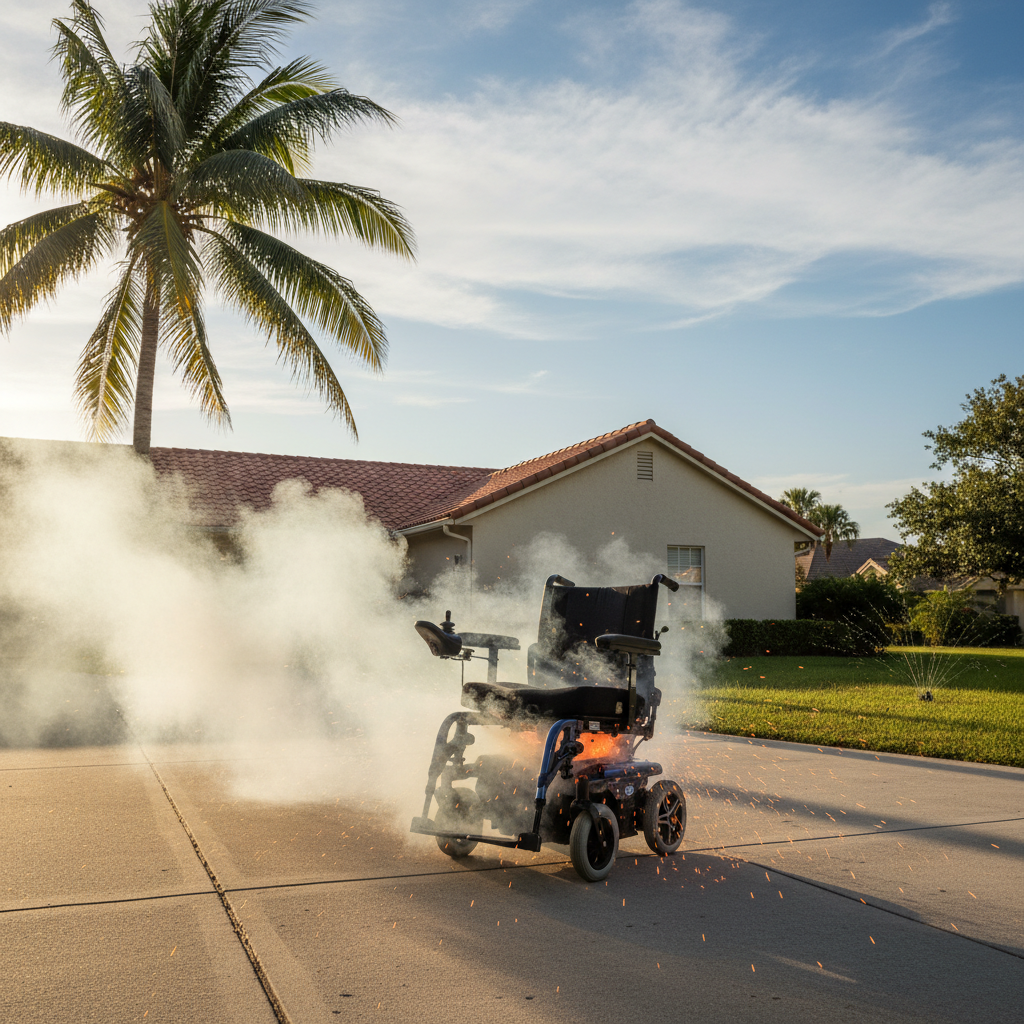 Florida Incident Highlights Importance of Lithium Battery Safety After Electric Wheelchair Fire